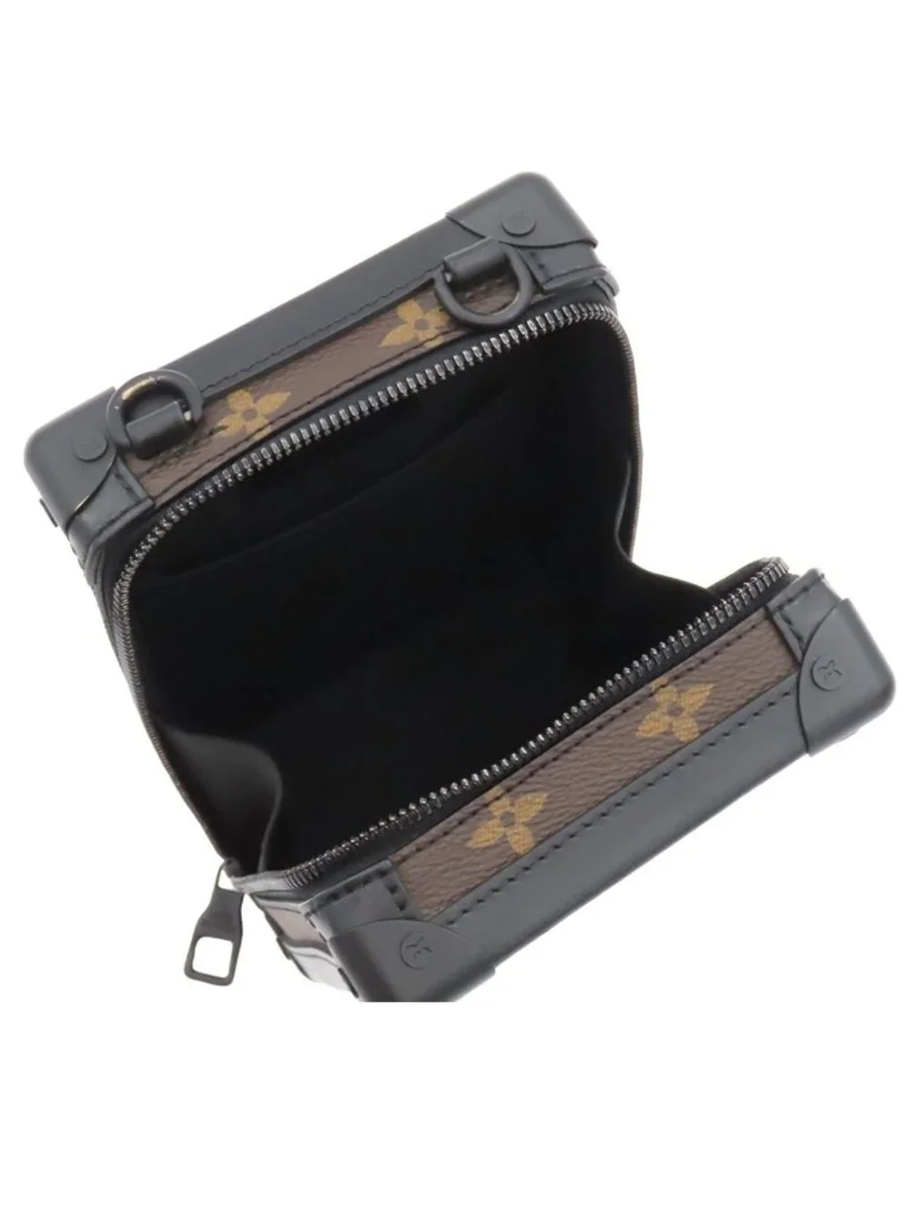 Louis Vuitton Vertical Soft Trunk Noir Monogram Tuffetage
